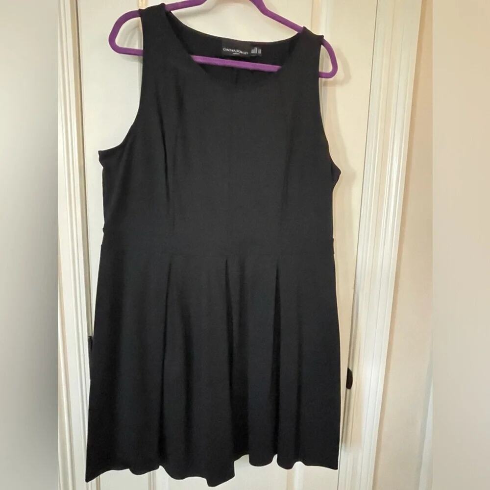 Cynthia Rowley Black Sleeveless Fit & Flare Dress - EUC - 2X